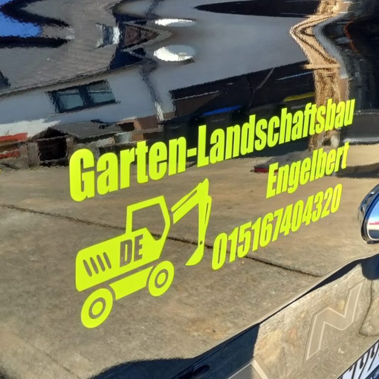 Werbebeschriftung Heckklappe